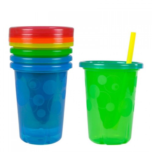 THE FIRST YEARS Take & Toss Straw Cups 10oz (4pack) 